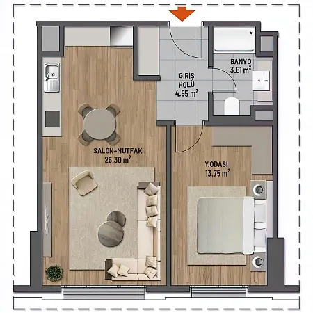 Bella Rose Hotel, Aparthotel 3*